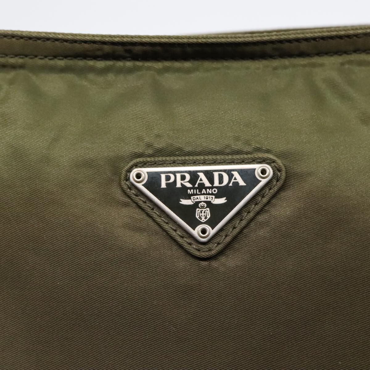 Prada Re-Nylon Khaki Synthetic Shoulder Bag (Pre-Owned) Size ONE SIZE - 19 Thumbnail