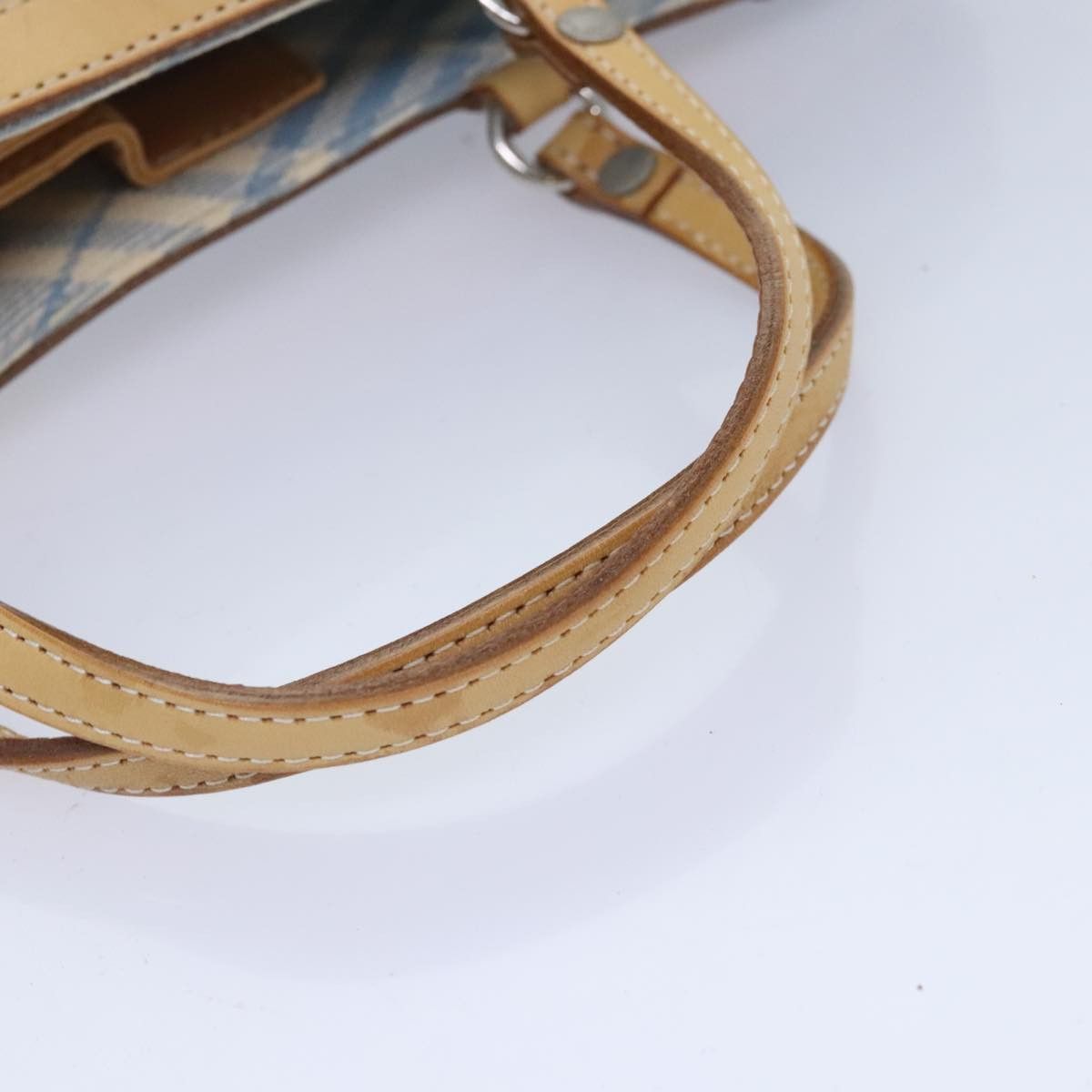 Burberry Blue Canvas Handbag (Pre-Owned) Size ONE SIZE - 5 Thumbnail