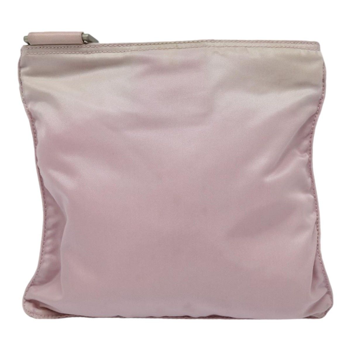 Prada Triangle Logo Pink Synthetic Shoulder Bag (Pre-Owned) Size ONE SIZE - 2 Thumbnail