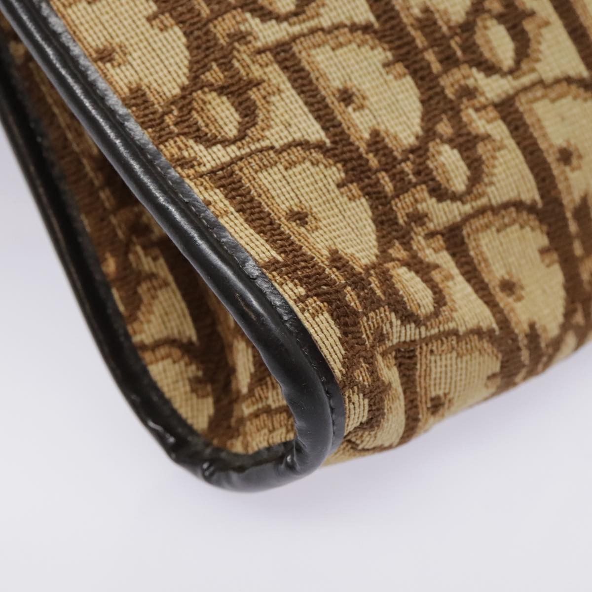 Dior Trotter Brown Canvas Shoulder Bag (Pre-Owned) Size ONE SIZE - 5 Thumbnail