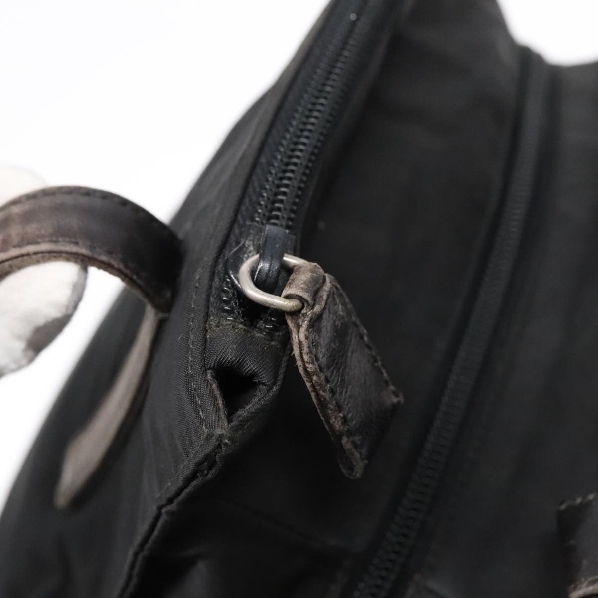 Prada Tessuto Black Synthetic Handbag (Pre-Owned) Size ONE SIZE - 13 Thumbnail