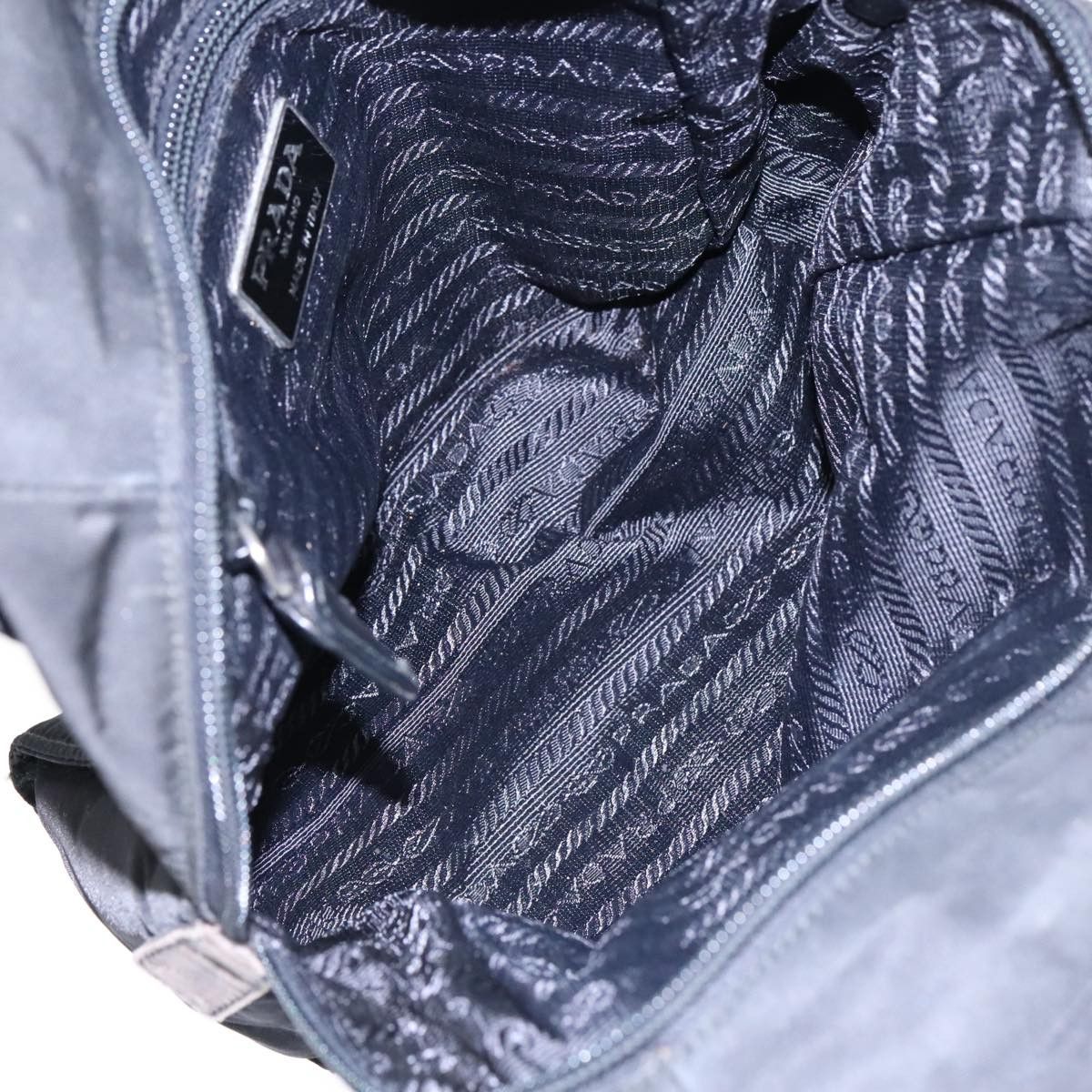 Prada Tessuto Black Synthetic Handbag (Pre-Owned) Size ONE SIZE - 11 Thumbnail