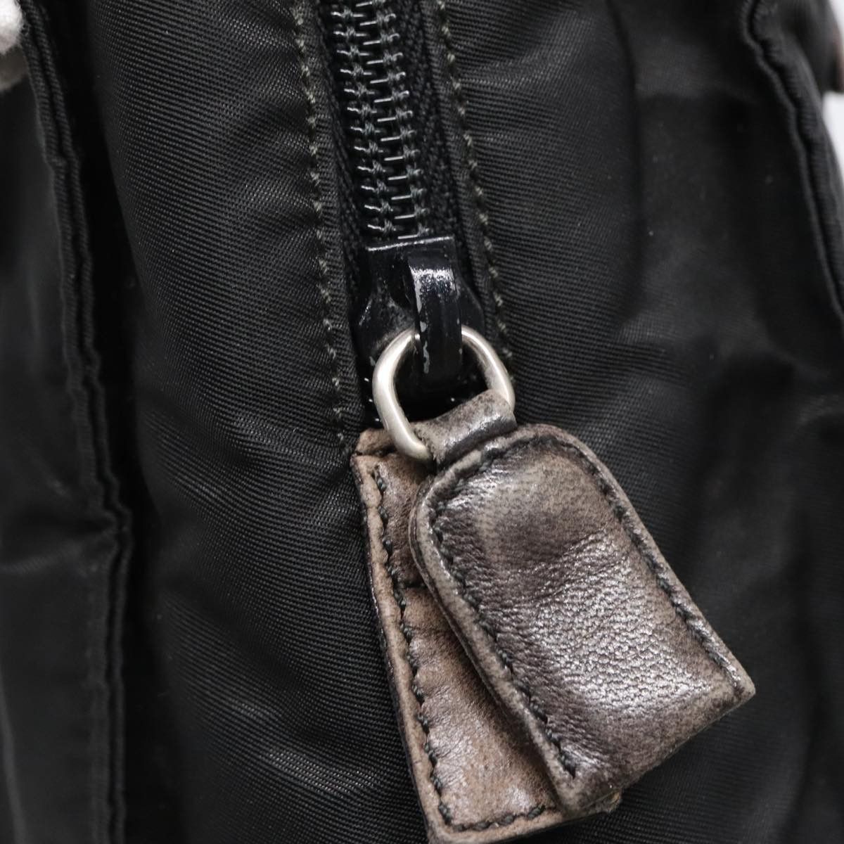 Prada Tessuto Black Synthetic Handbag (Pre-Owned) Size ONE SIZE - 14 Thumbnail