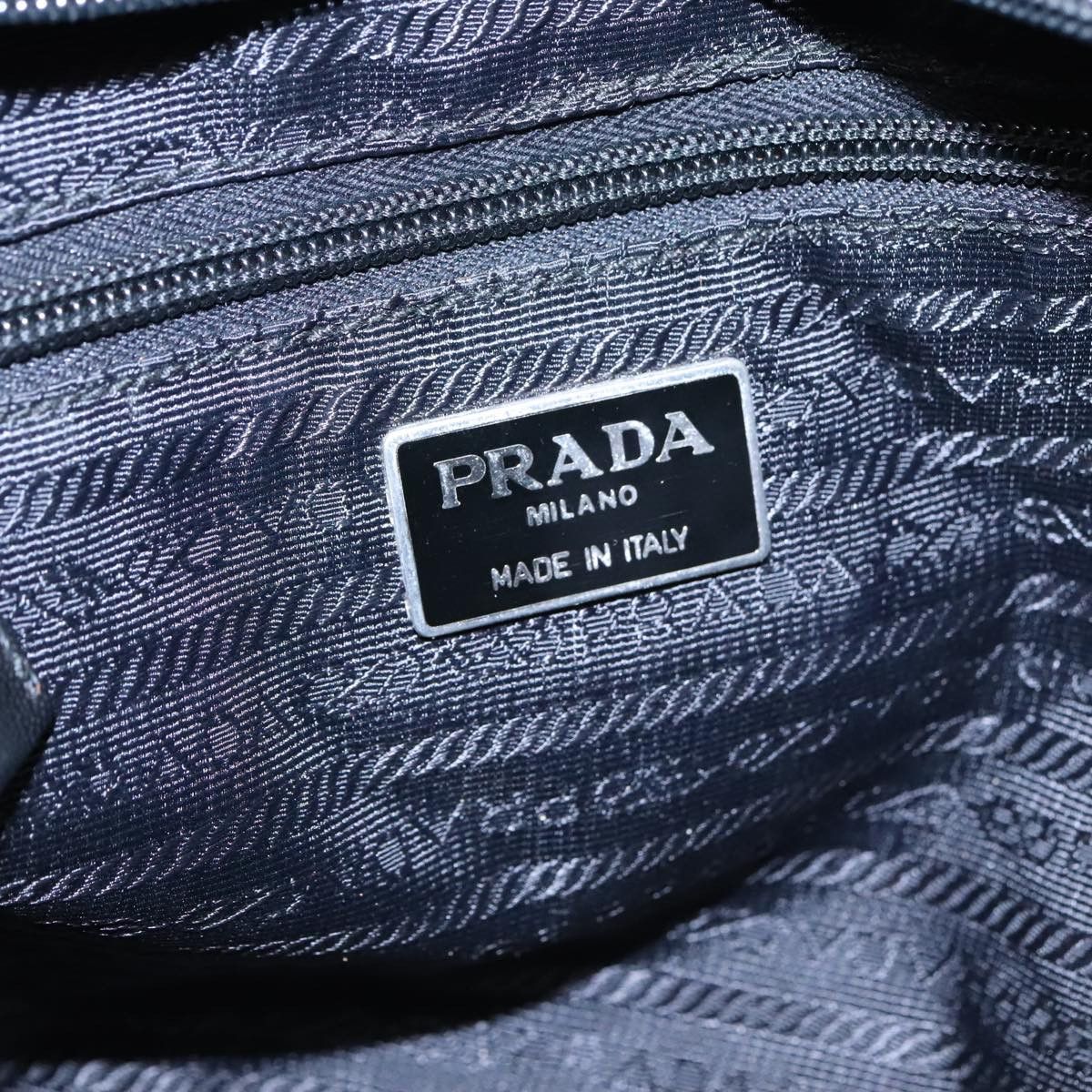 Prada Tessuto Black Synthetic Handbag (Pre-Owned) Size ONE SIZE - 16 Thumbnail