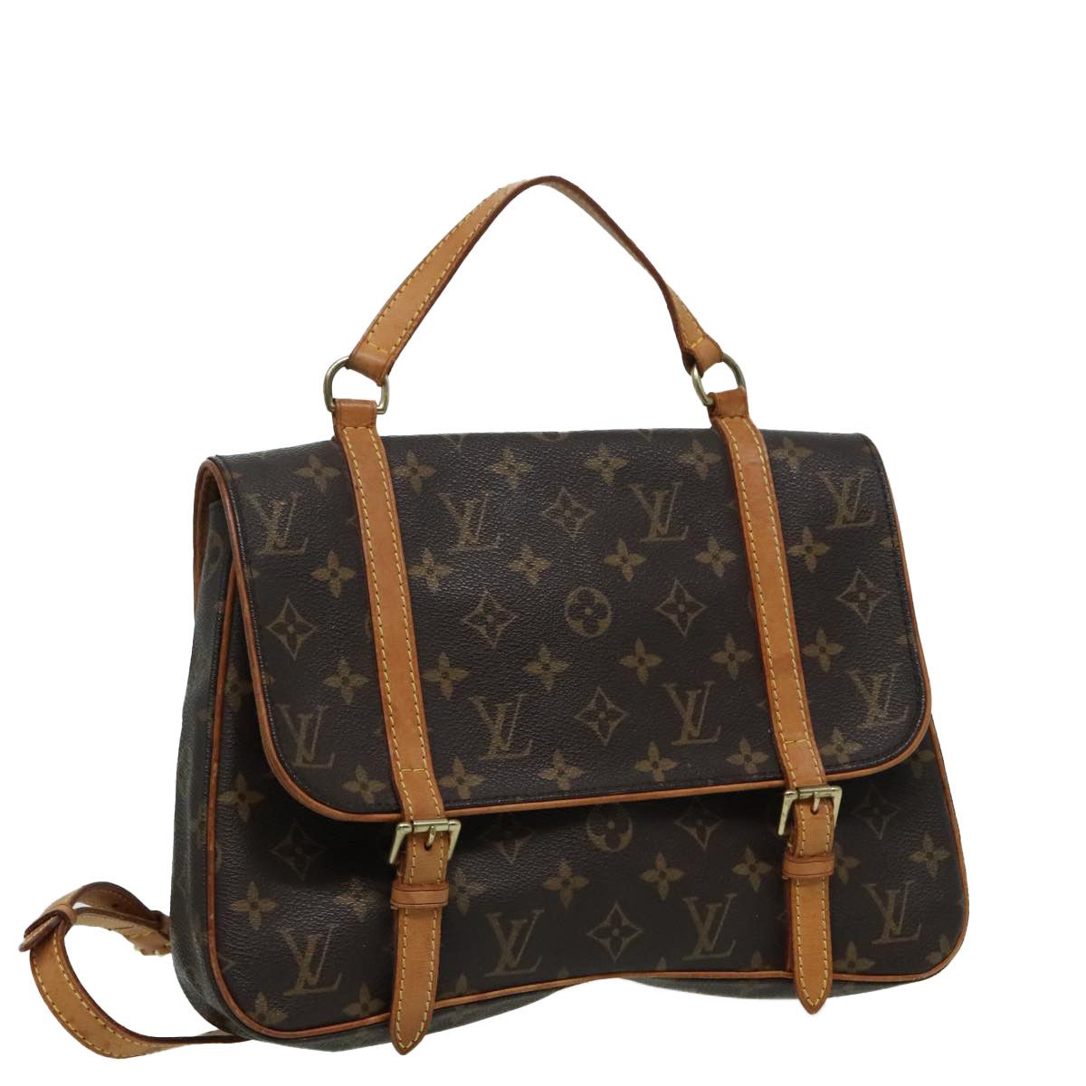 Louis Vuitton Marelle Brown Canvas Backpack Bag (Pre-Owned) Size ONE SIZE - 16 Thumbnail