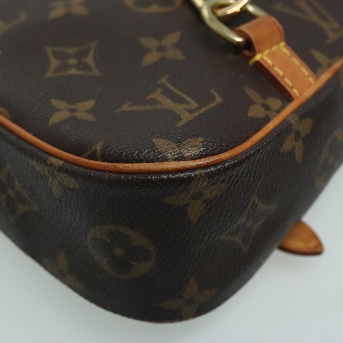 Louis Vuitton Marelle Brown Canvas Backpack Bag (Pre-Owned) Size ONE SIZE - 9 Thumbnail