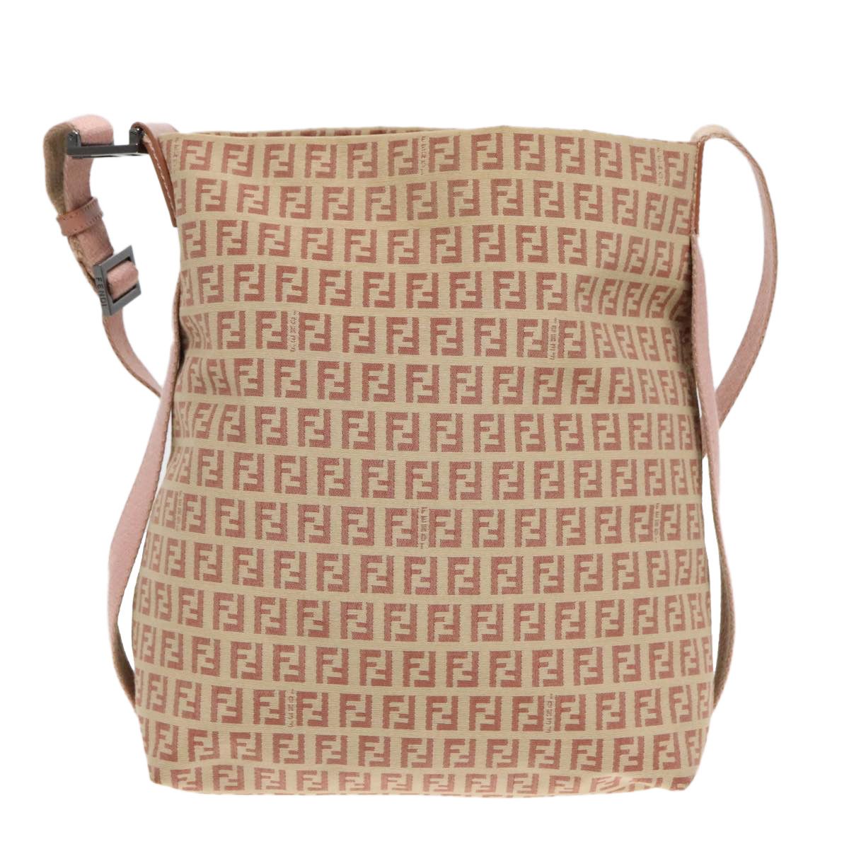 Fendi Zucchino Beige Canvas Shoulder Bag (Pre-Owned) Size ONE SIZE - 13 Thumbnail