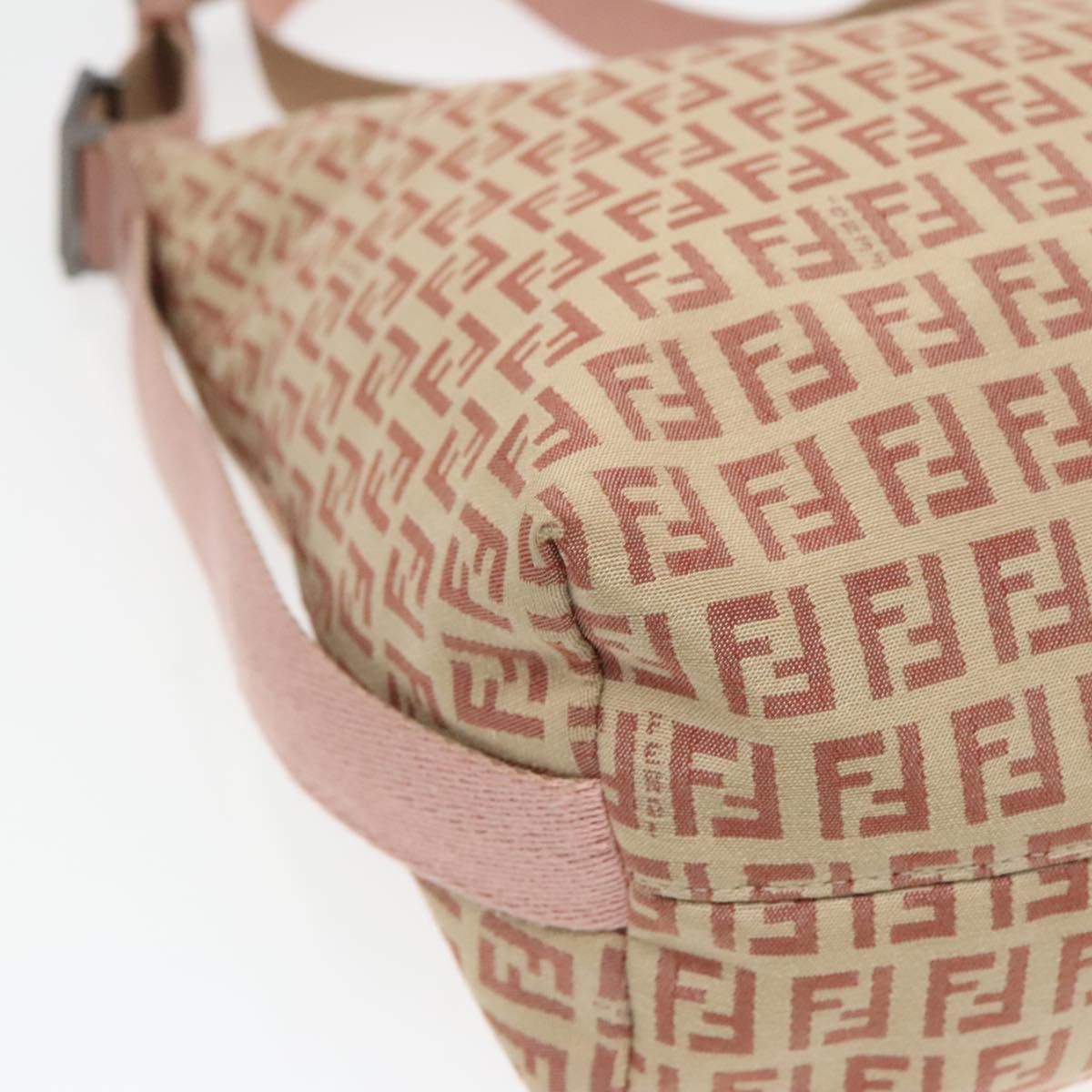 Fendi Zucchino Beige Canvas Shoulder Bag (Pre-Owned) Size ONE SIZE - 17 Thumbnail