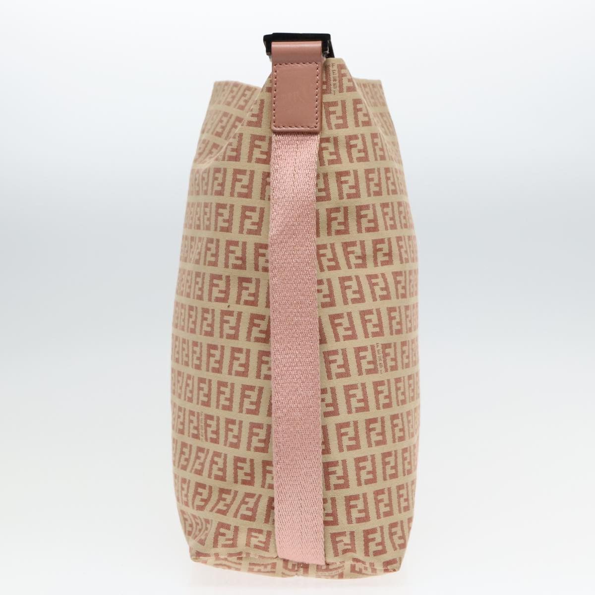 Fendi Zucchino Beige Canvas Shoulder Bag (Pre-Owned) Size ONE SIZE - 3 Thumbnail