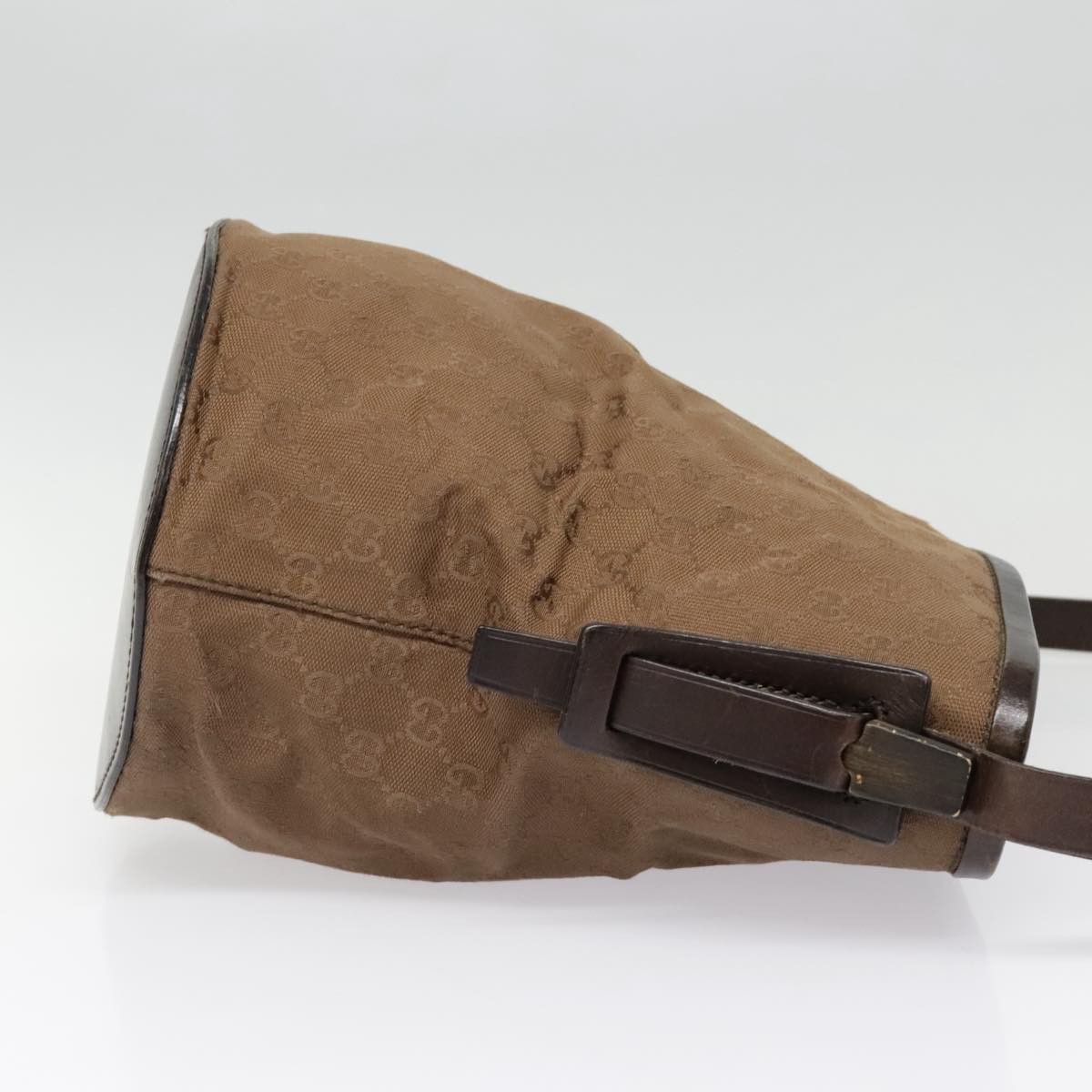Gucci Brown Canvas Shoulder Bag (Pre-Owned) Size ONE SIZE - 4 Thumbnail