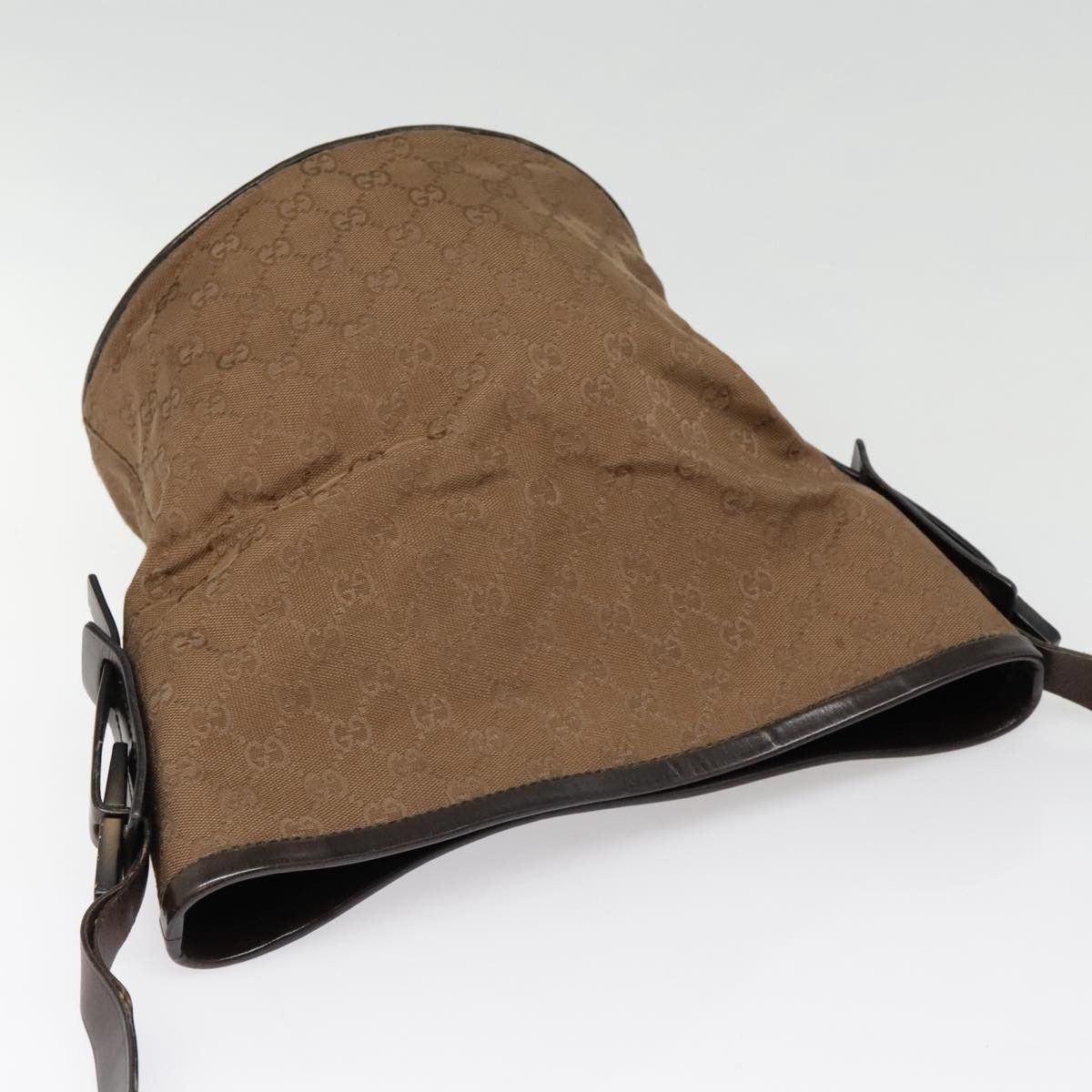 Gucci Brown Canvas Shoulder Bag (Pre-Owned) Size ONE SIZE - 19 Thumbnail
