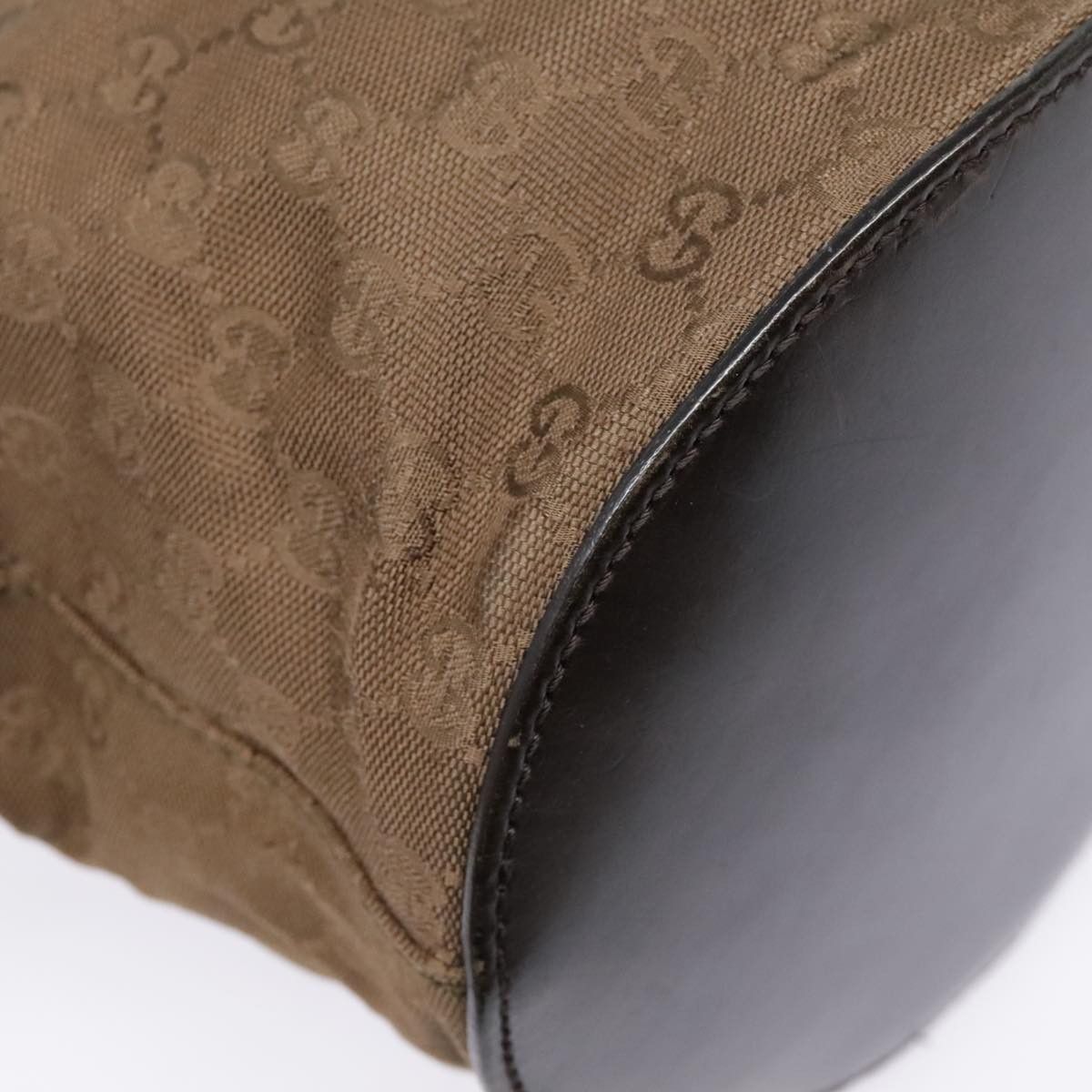 Gucci Brown Canvas Shoulder Bag (Pre-Owned) Size ONE SIZE - 9 Thumbnail