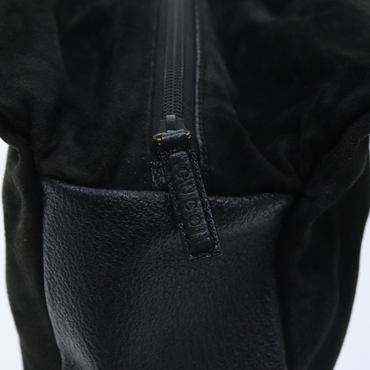 Gucci Bamboo Black Suede Handbag (Pre-Owned) Size ONE SIZE - 11 Thumbnail
