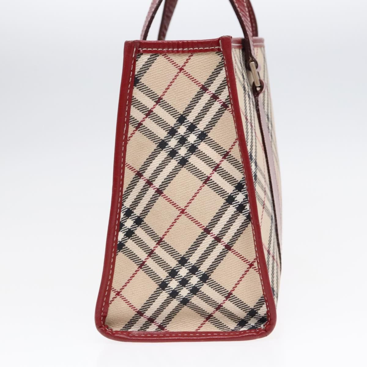 Burberry Nova Check Beige Canvas Handbag (Pre-Owned) Size ONE SIZE - 4 Thumbnail
