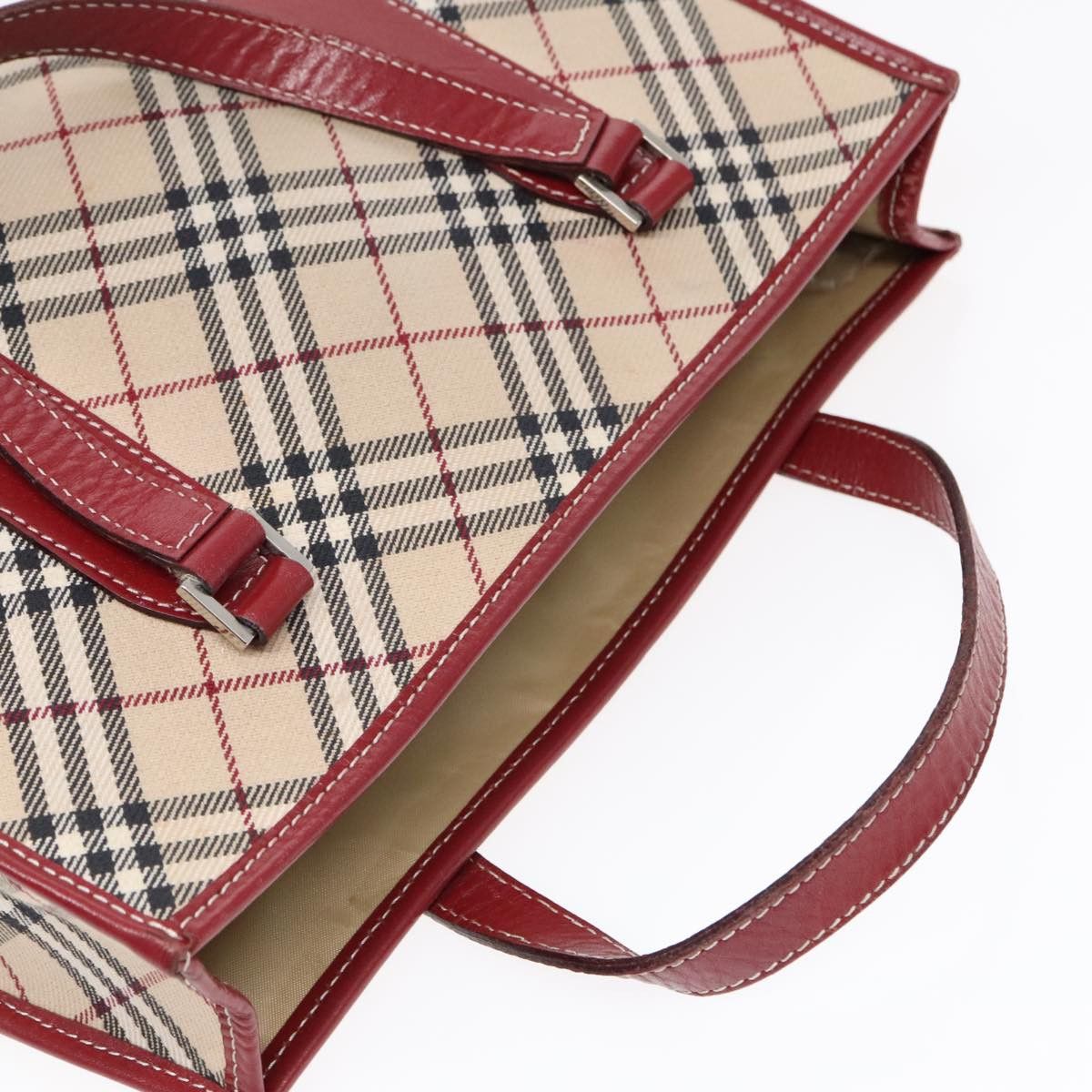 Burberry Nova Check Beige Canvas Handbag (Pre-Owned) Size ONE SIZE - 16 Thumbnail