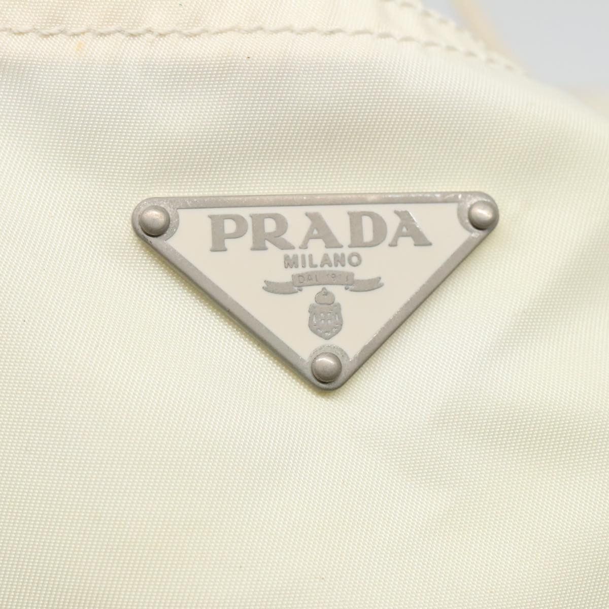 Prada Robot White Canvas Tote Bag (Pre-Owned) Size ONE SIZE - 11 Thumbnail