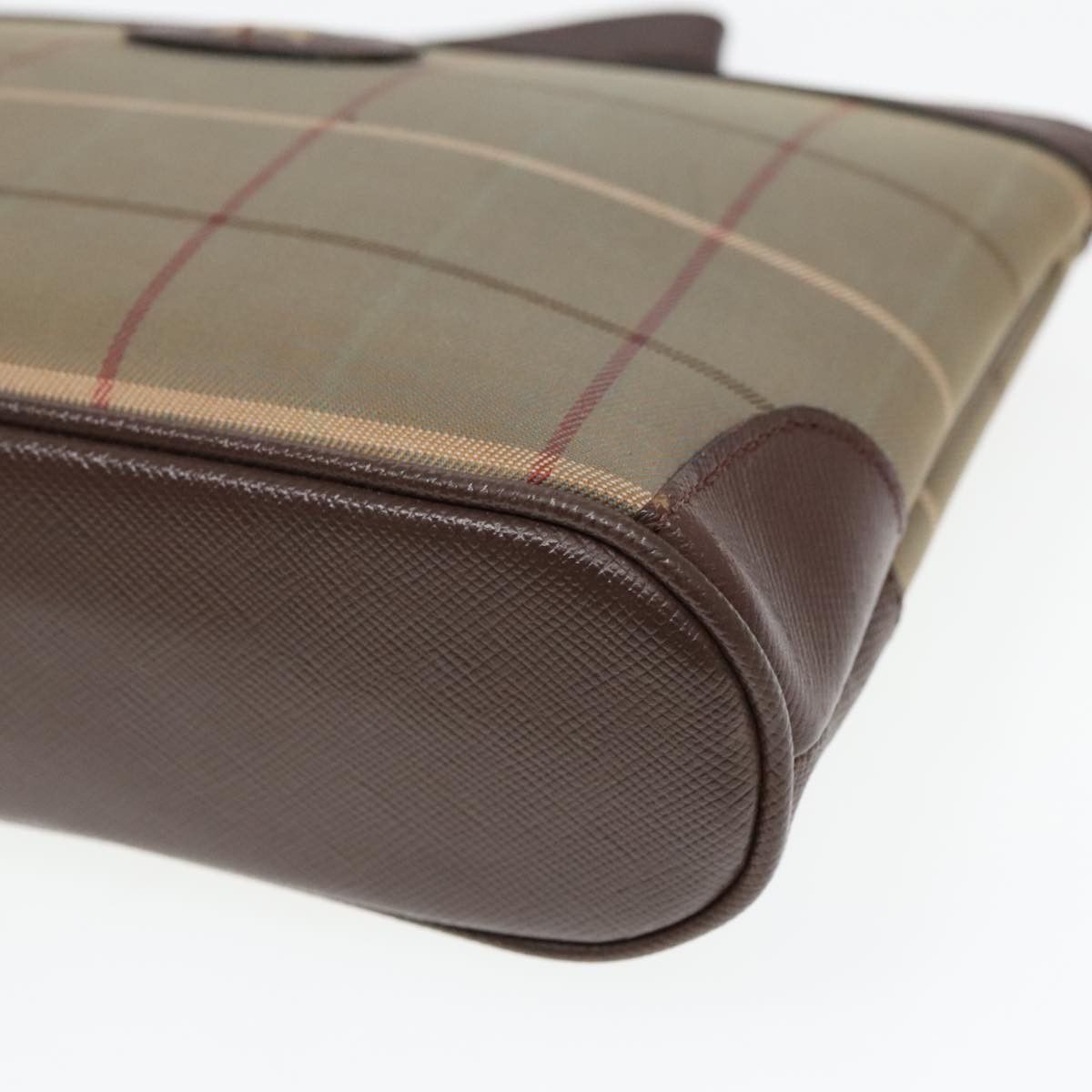 Burberry Nova Check Brown Canvas Clutch Bag (Pre-Owned) Size ONE SIZE - 12 Thumbnail