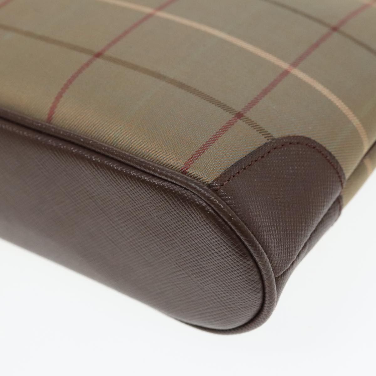 Burberry Nova Check Brown Canvas Clutch Bag (Pre-Owned) Size ONE SIZE - 5 Thumbnail