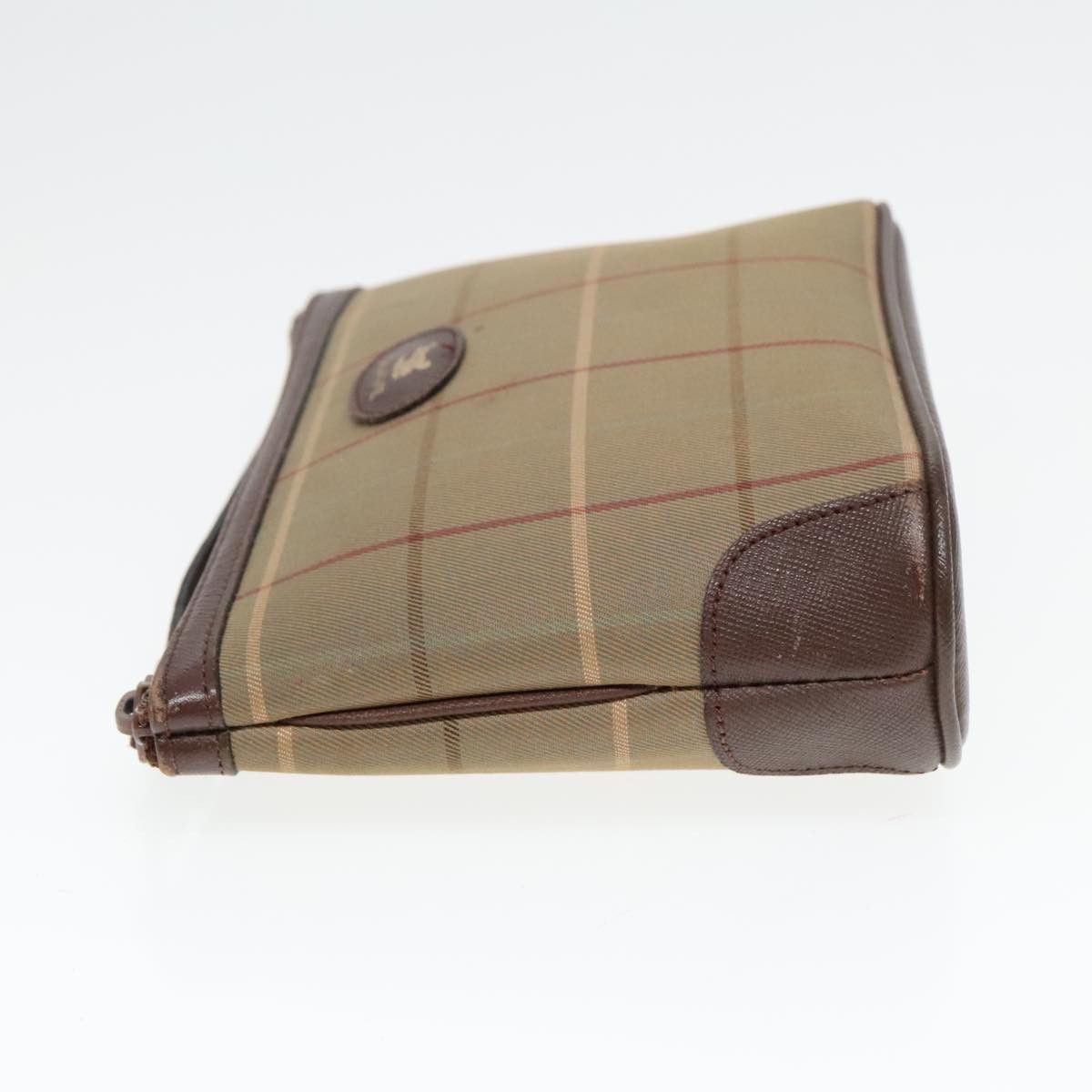 Burberry Nova Check Brown Canvas Clutch Bag (Pre-Owned) Size ONE SIZE - 10 Thumbnail