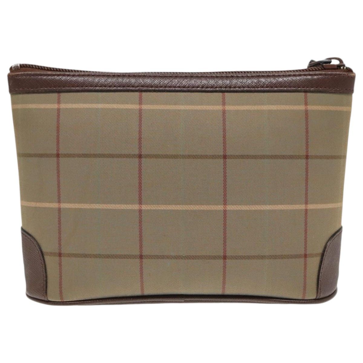 Burberry Nova Check Brown Canvas Clutch Bag (Pre-Owned) Size ONE SIZE - 2 Thumbnail