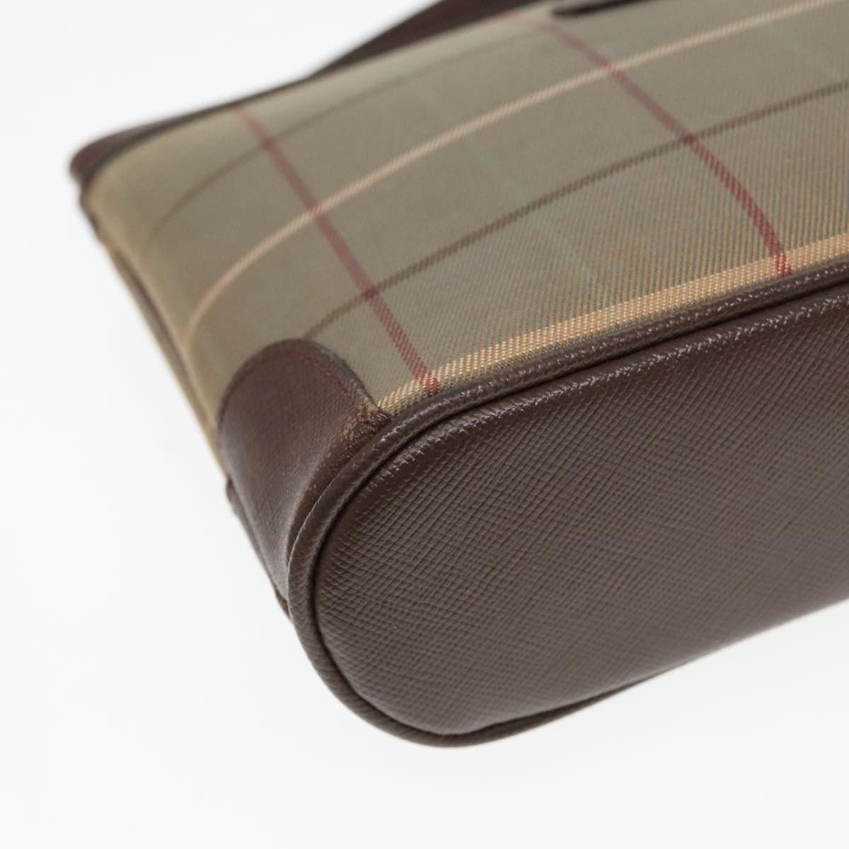Burberry Nova Check Brown Canvas Clutch Bag (Pre-Owned) Size ONE SIZE - 13 Thumbnail