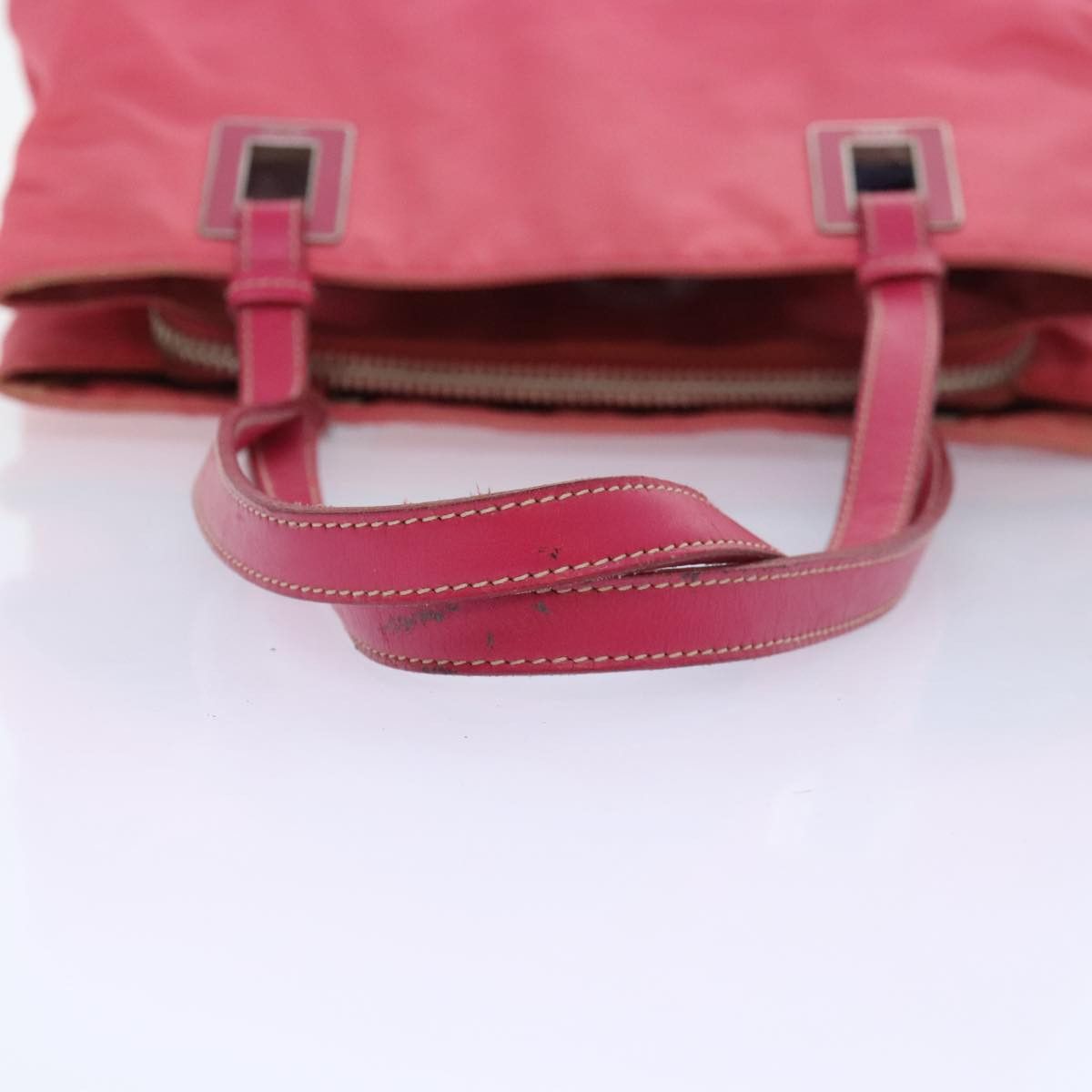 Prada Re-Nylon Pink Synthetic Tote Bag (Pre-Owned) Size ONE SIZE - 5 Thumbnail