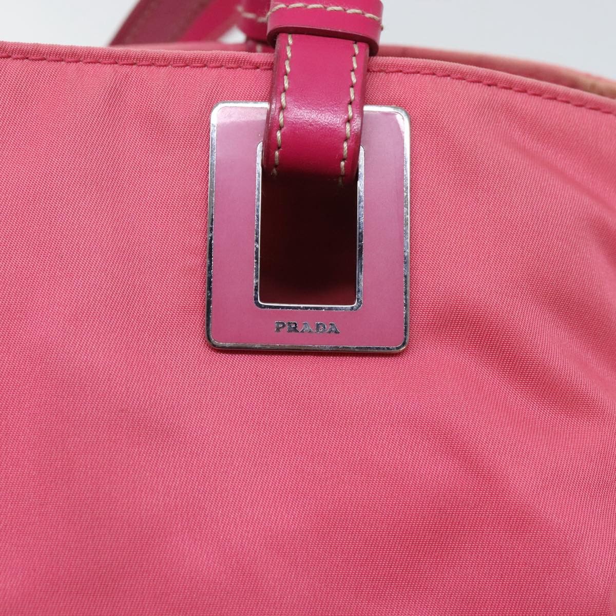 Prada Re-Nylon Pink Synthetic Tote Bag (Pre-Owned) Size ONE SIZE - 17 Thumbnail