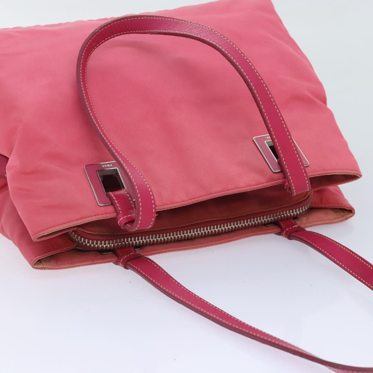 Prada Re-Nylon Pink Synthetic Tote Bag (Pre-Owned) Size ONE SIZE - 18 Thumbnail