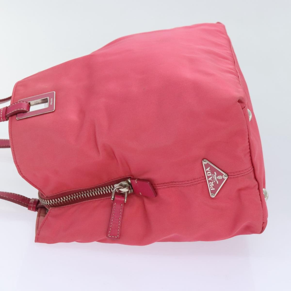 Prada Re-Nylon Pink Synthetic Tote Bag (Pre-Owned) Size ONE SIZE - 4 Thumbnail