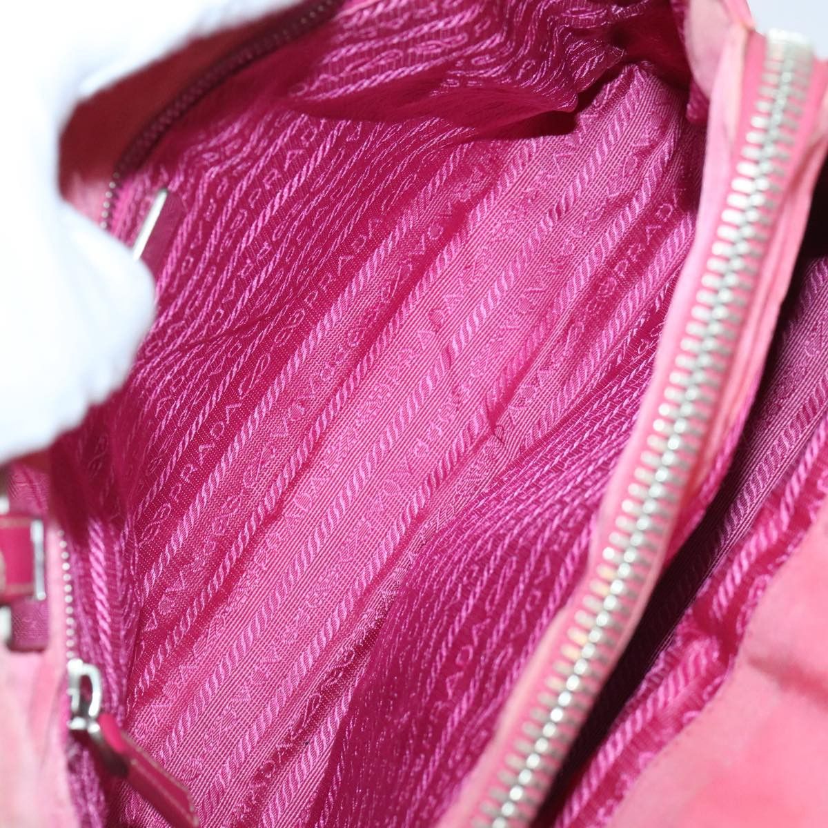 Prada Re-Nylon Pink Synthetic Tote Bag (Pre-Owned) Size ONE SIZE - 13 Thumbnail