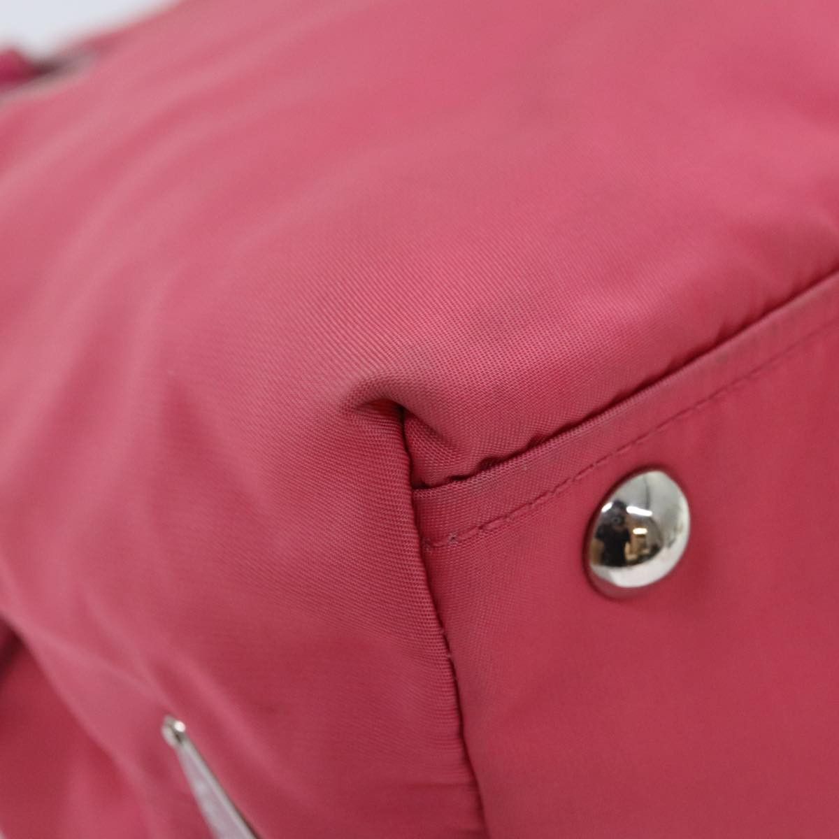 Prada Re-Nylon Pink Synthetic Tote Bag (Pre-Owned) Size ONE SIZE - 9 Thumbnail