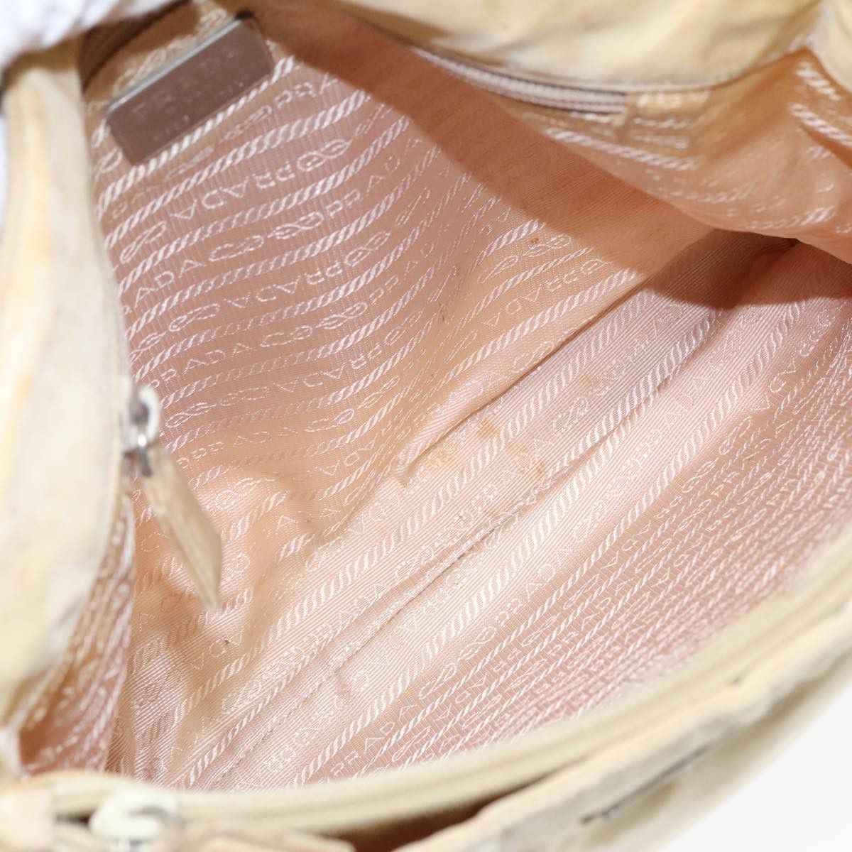 Prada Re-Nylon Beige Synthetic Tote Bag (Pre-Owned) Size ONE SIZE - 12 Thumbnail