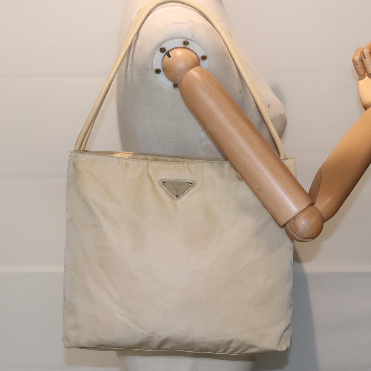 Prada Re-Nylon Beige Synthetic Tote Bag (Pre-Owned) Size ONE SIZE - 16 Thumbnail