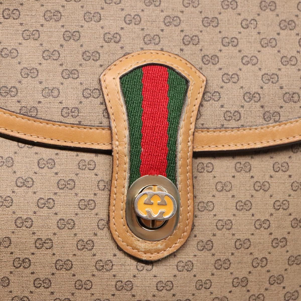 Gucci Ophidia Beige Canvas Shoulder Bag (Pre-Owned) Size ONE SIZE - 6 Thumbnail