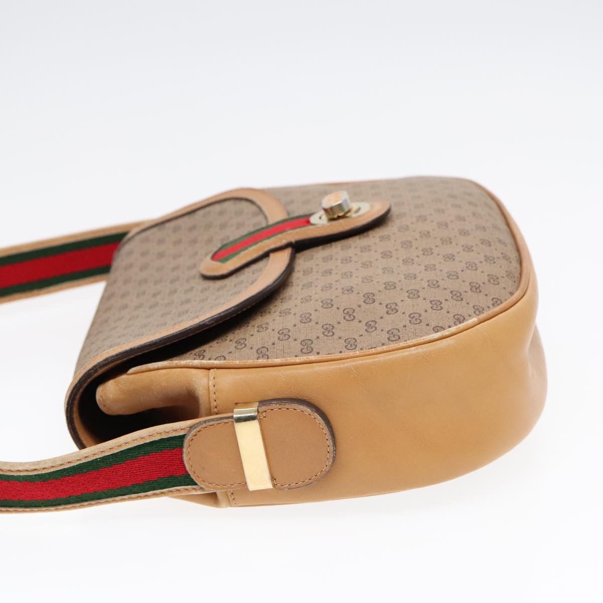 Gucci Ophidia Beige Canvas Shoulder Bag (Pre-Owned) Size ONE SIZE - 3 Thumbnail