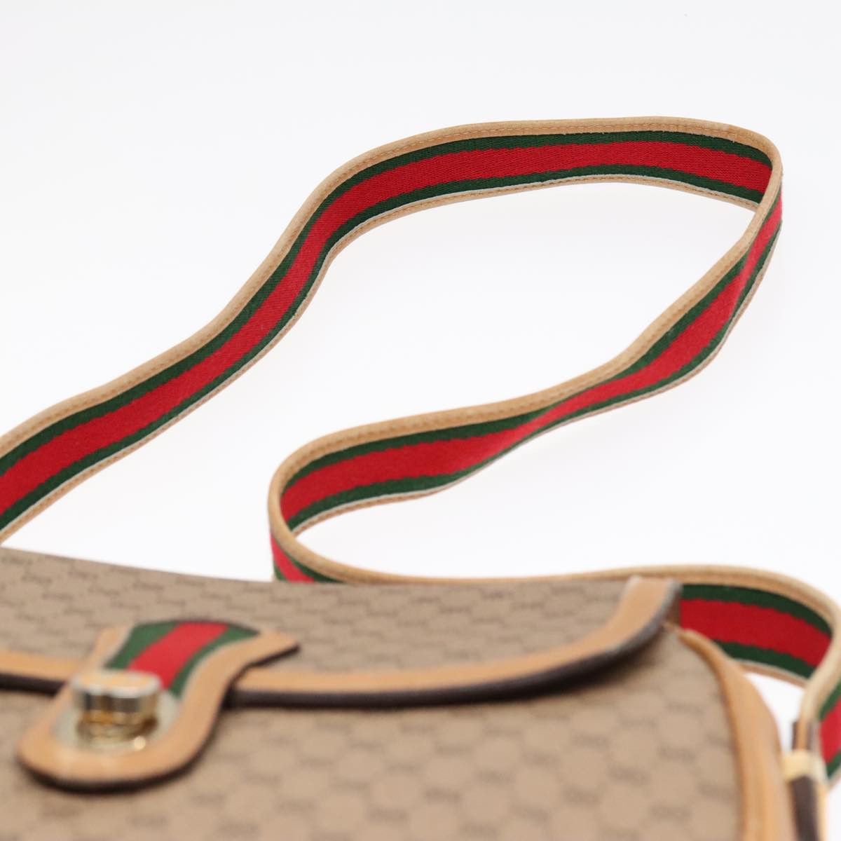 Gucci Ophidia Beige Canvas Shoulder Bag (Pre-Owned) Size ONE SIZE - 14 Thumbnail