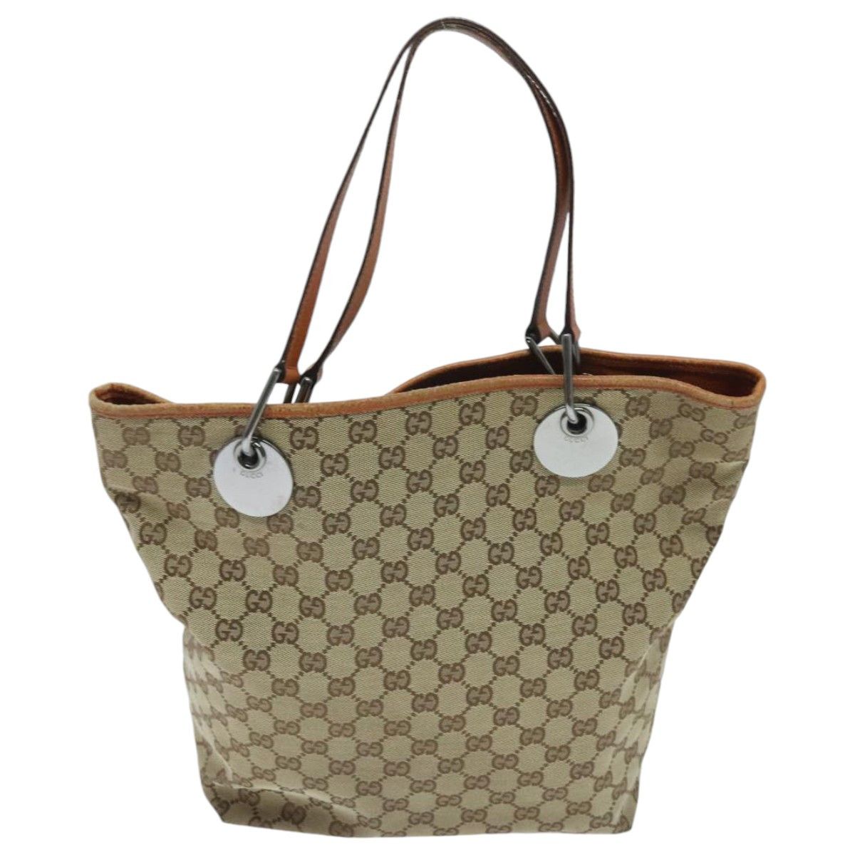 Gucci Beige Canvas Tote Bag (Pre-Owned) Size ONE SIZE - 2 Thumbnail