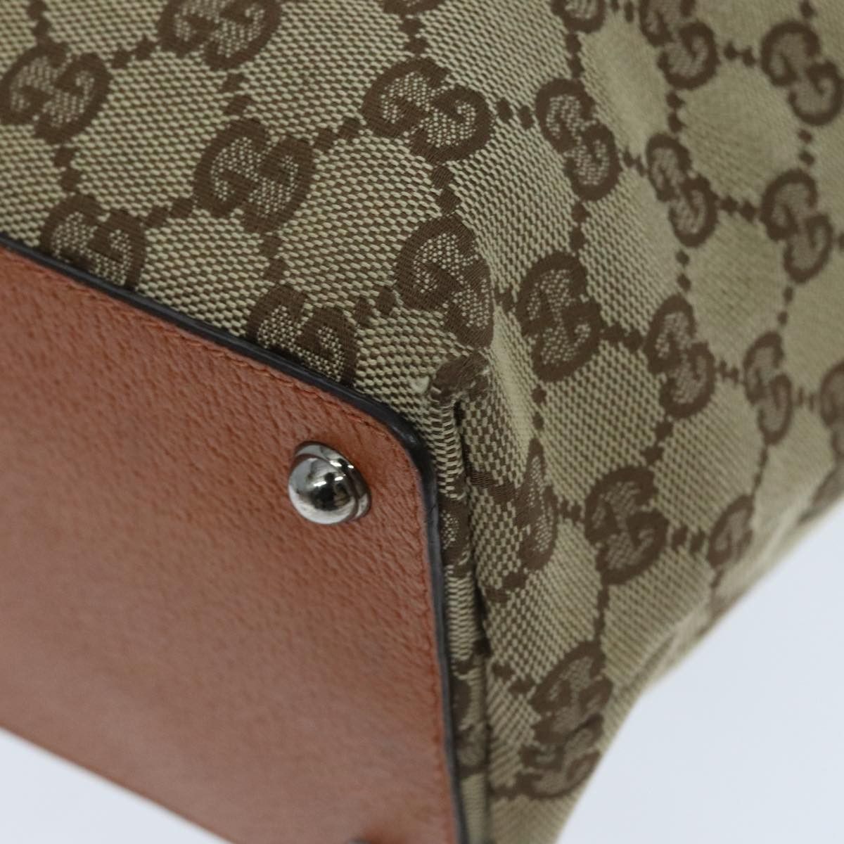 Gucci Beige Canvas Tote Bag (Pre-Owned) Size ONE SIZE - 9 Thumbnail