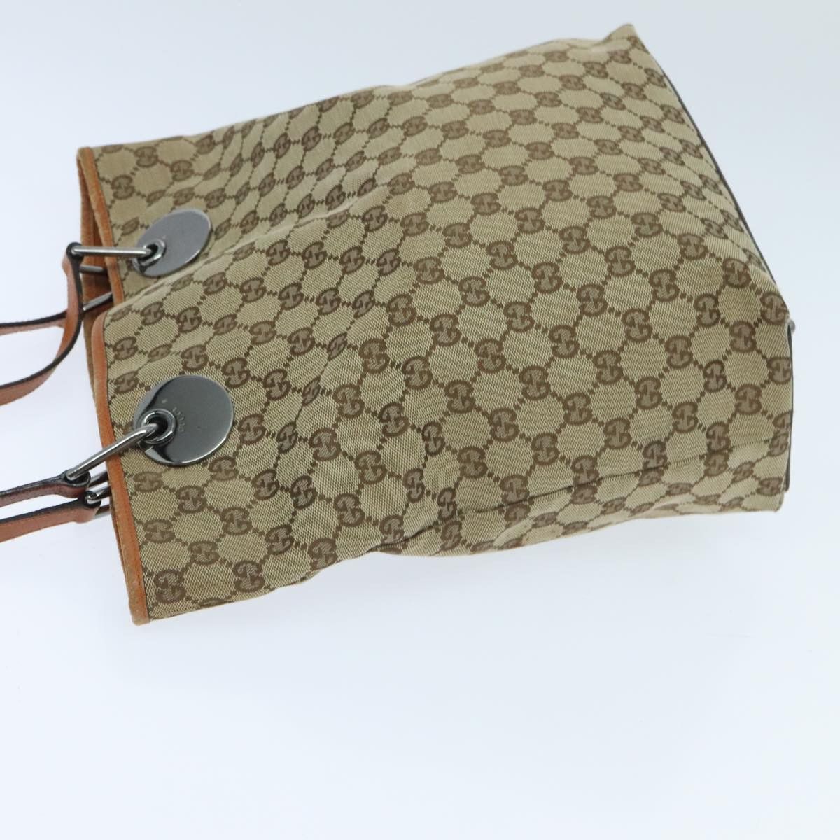Gucci Beige Canvas Tote Bag (Pre-Owned) Size ONE SIZE - 4 Thumbnail