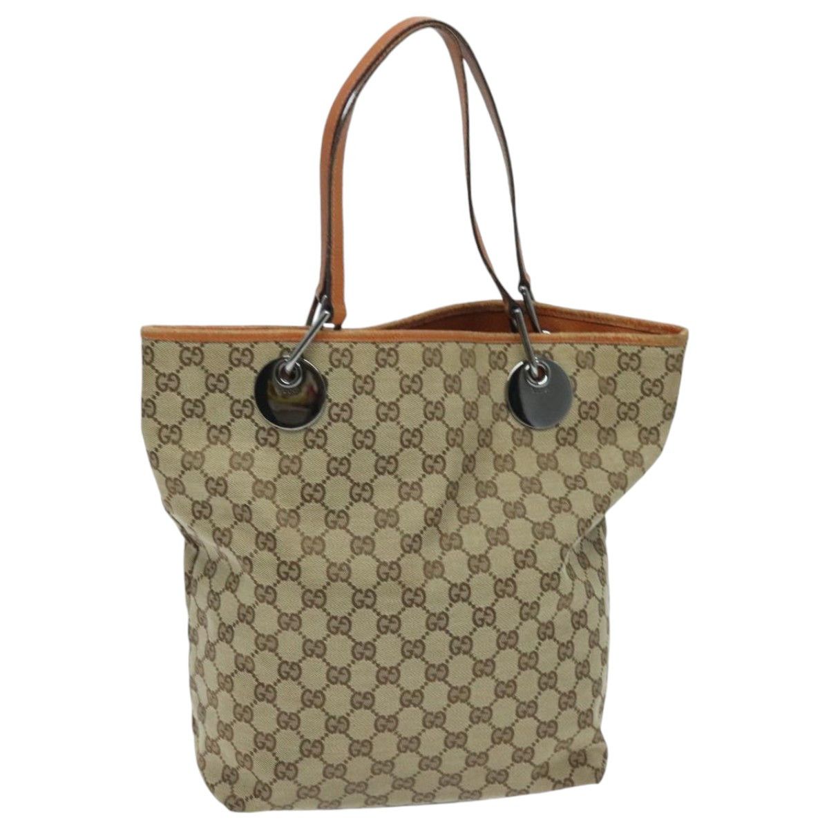 Gucci Beige Canvas Tote Bag (Pre-Owned) Size ONE SIZE - 15 Thumbnail