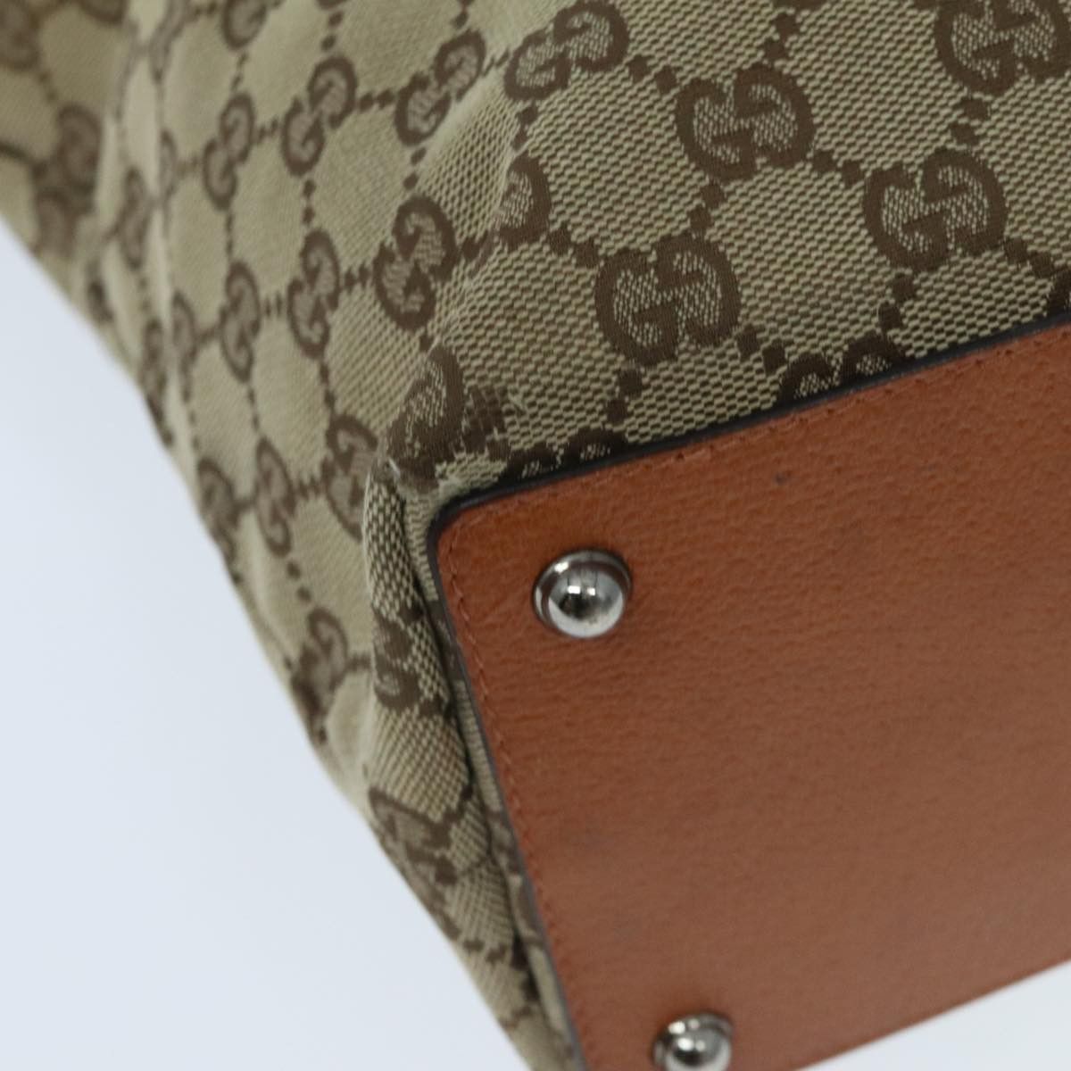 Gucci Beige Canvas Tote Bag (Pre-Owned) Size ONE SIZE - 8 Thumbnail