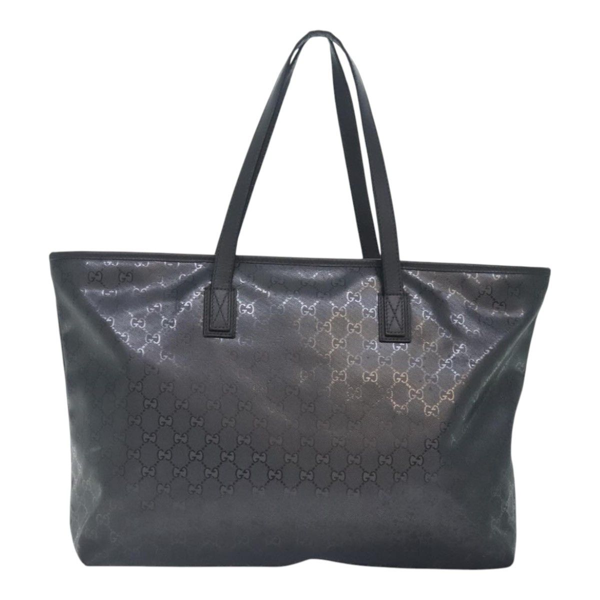 Gucci Black Canvas Tote Bag (Pre-Owned) Size ONE SIZE - 2 Thumbnail