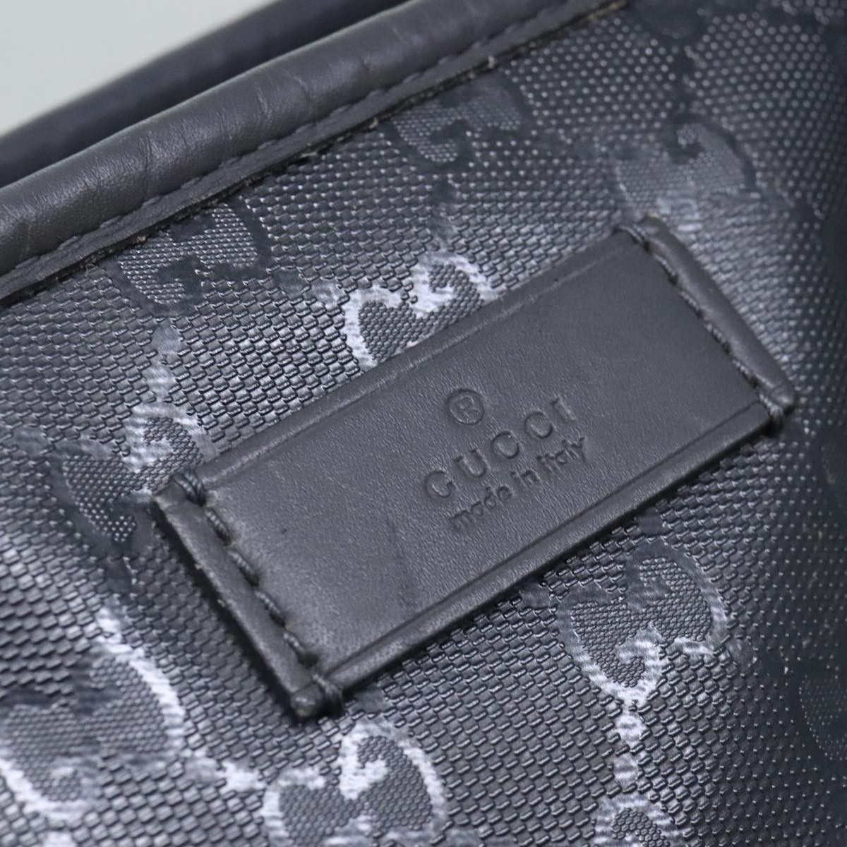 Gucci Black Canvas Tote Bag (Pre-Owned) Size ONE SIZE - 18 Thumbnail