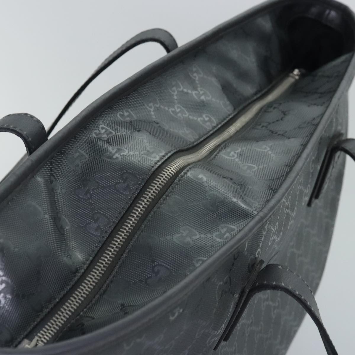Gucci Black Canvas Tote Bag (Pre-Owned) Size ONE SIZE - 15 Thumbnail
