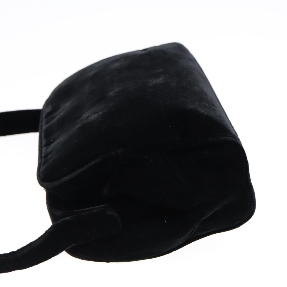 Prada Black Velvet Shoulder Bag (Pre-Owned) Size ONE SIZE - 3 Thumbnail