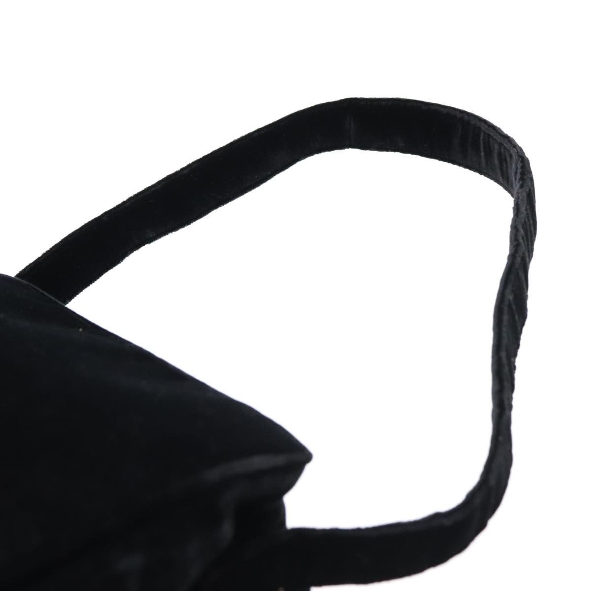 Prada Black Velvet Shoulder Bag (Pre-Owned) Size ONE SIZE - 7 Thumbnail