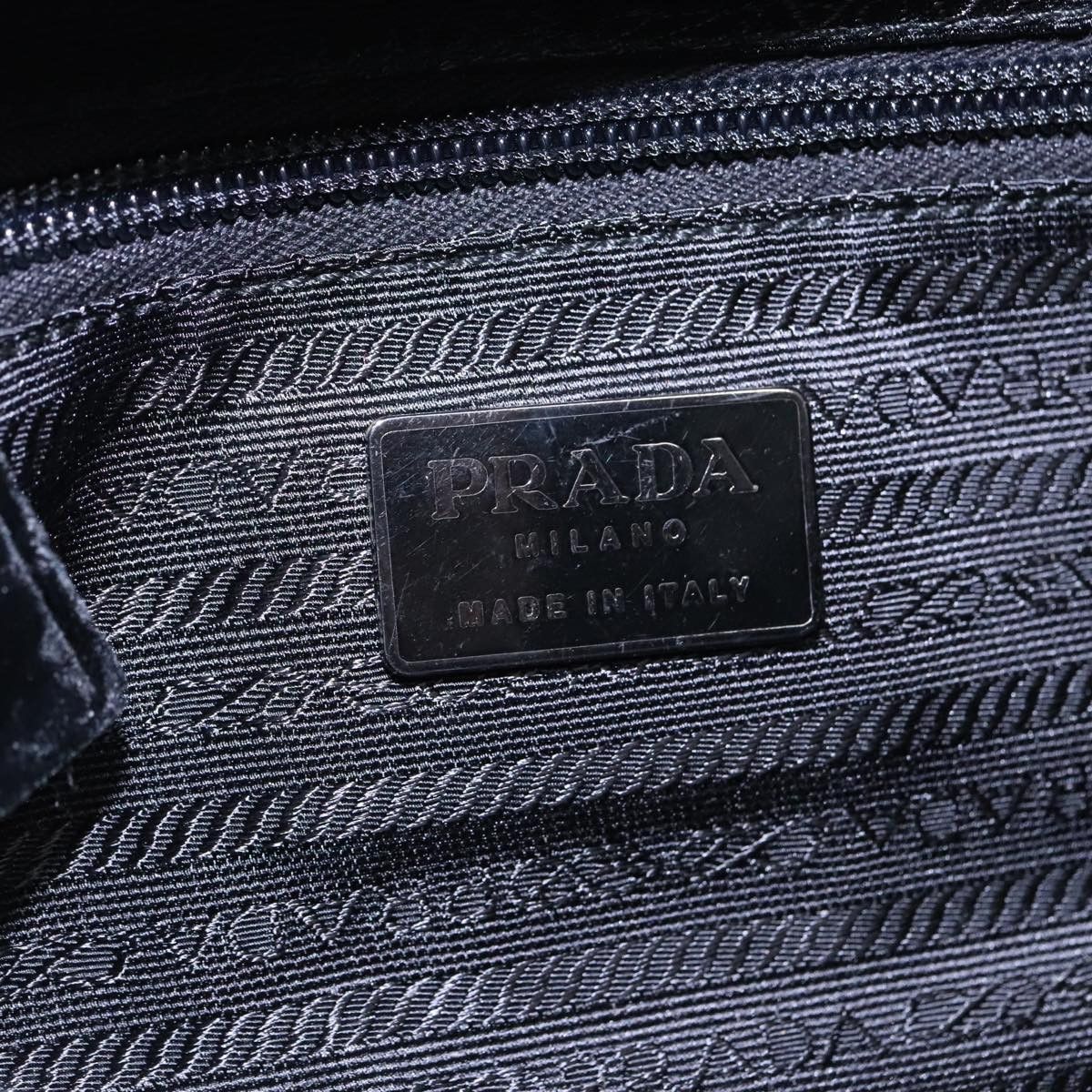 Prada Black Velvet Shoulder Bag (Pre-Owned) Size ONE SIZE - 14 Thumbnail