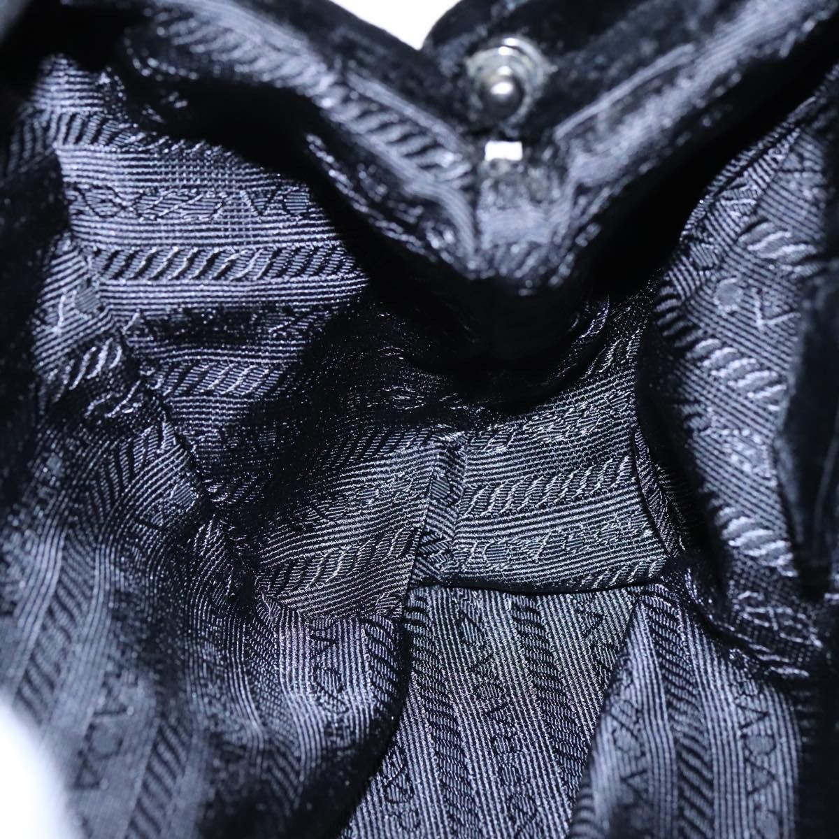 Prada Black Velvet Shoulder Bag (Pre-Owned) Size ONE SIZE - 17 Thumbnail