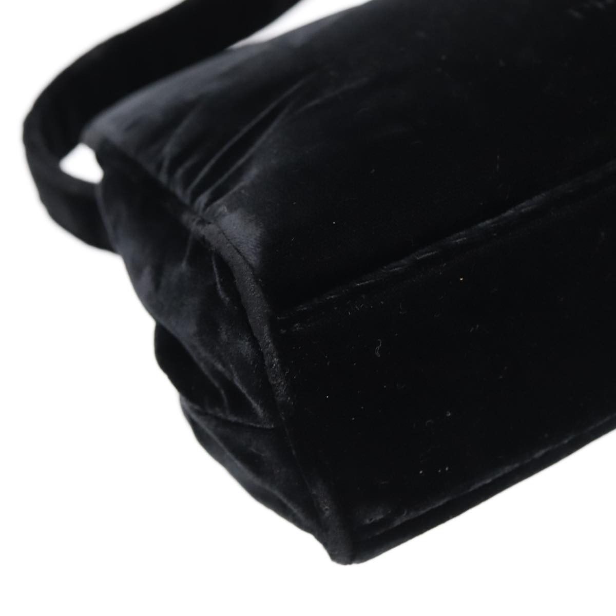 Prada Black Velvet Shoulder Bag (Pre-Owned) Size ONE SIZE - 12 Thumbnail