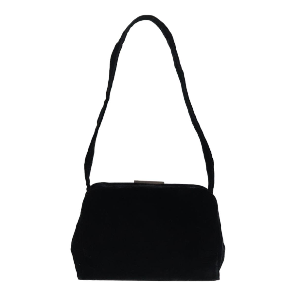 Prada Black Velvet Shoulder Bag (Pre-Owned) Size ONE SIZE - 2 Thumbnail